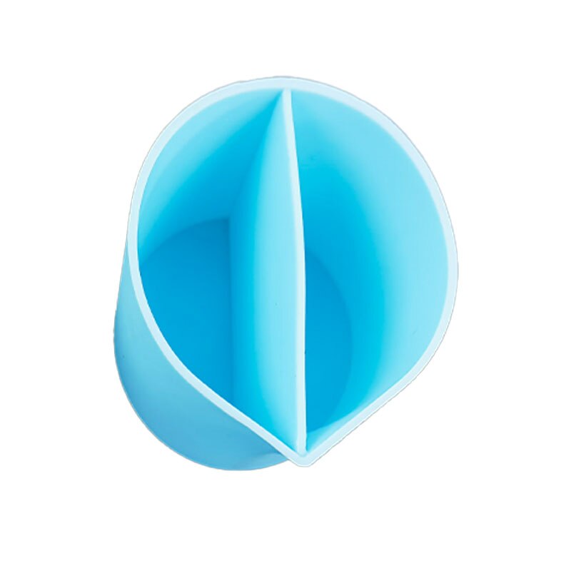 Clear Silicone Epoxy Resin Mixing Cups Distribution Measuring Cup DIY Epoxy Resin Tools for Jewelry Making Hobby Craft: 2 holes Blue
