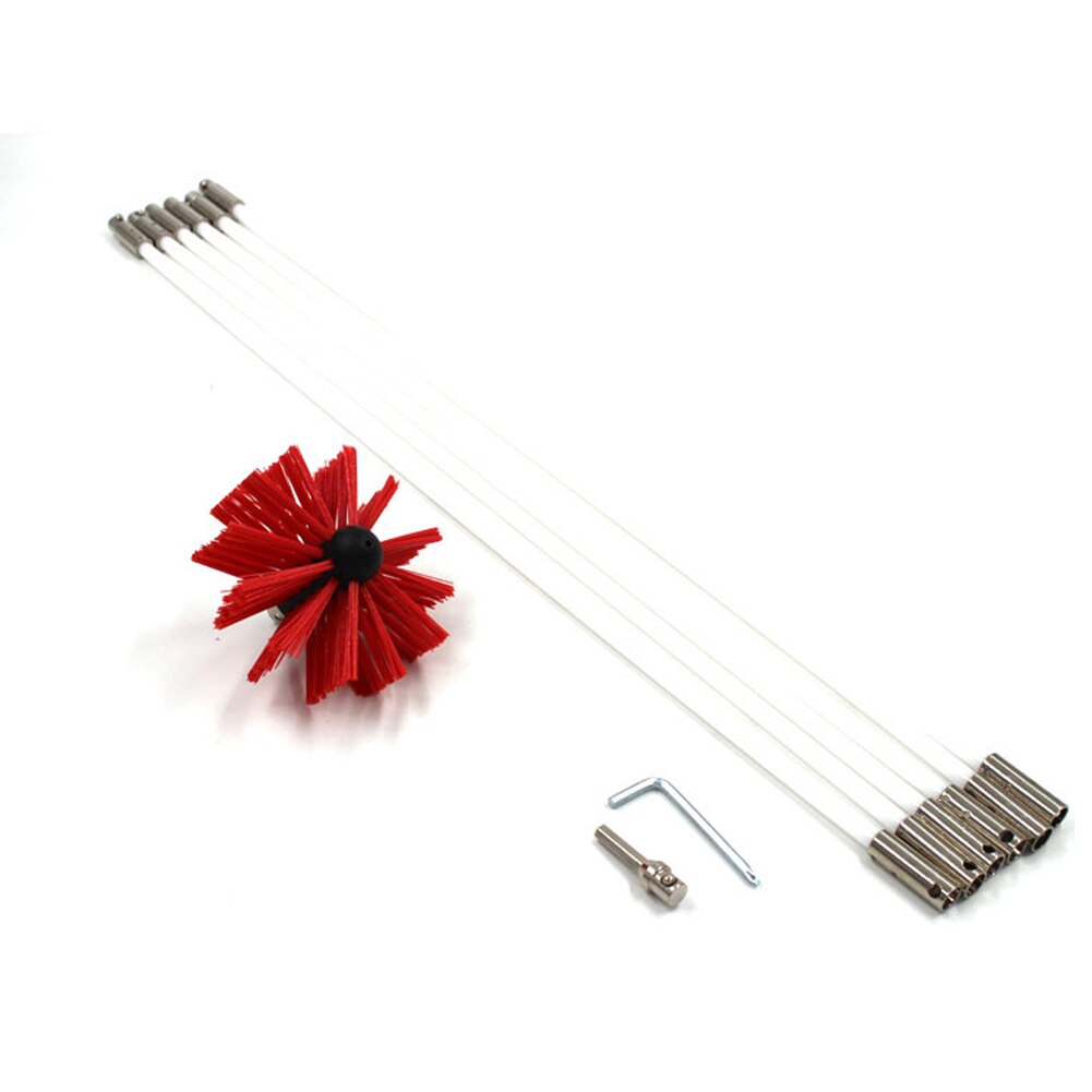 Flexible Poêle Portatif Nettoyage Restaurant Nylon Salle De Bains Pratique Maison Pour Cheminée Tuyau Brosse Ramonage Cuisine