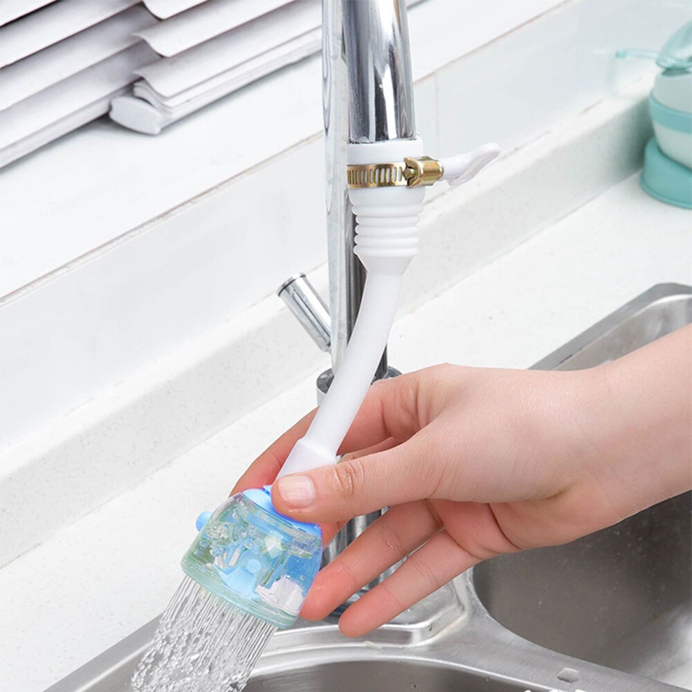 360 Degree Swivel Kitchen Faucet Tubs Bathroom Water Saver Tool Hand Washing Faucet Extender Rotating Faucet Aerator