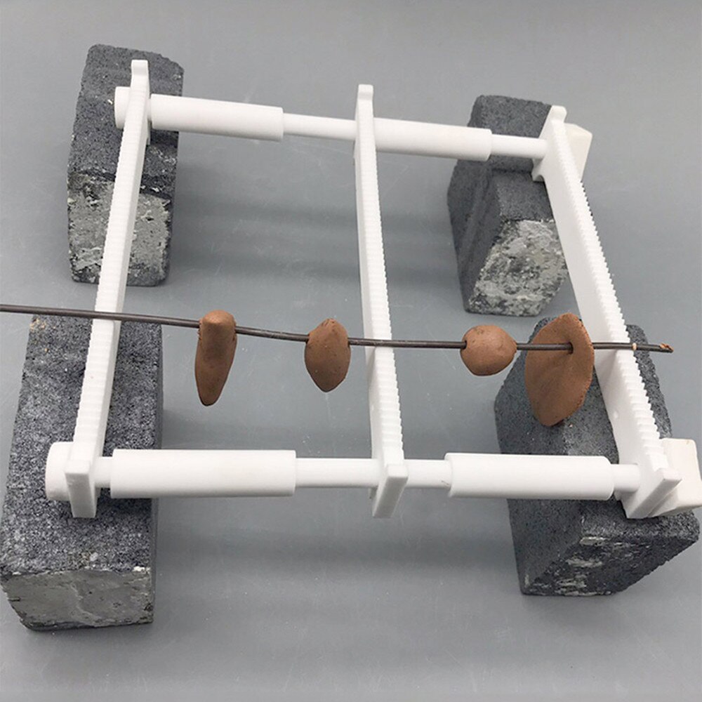 Support de cuisson suspendu réutilisable pour le processus de bijoux en céramique, outil en argile de poterie, fil de tungstène résistant aux hautes températures au choix