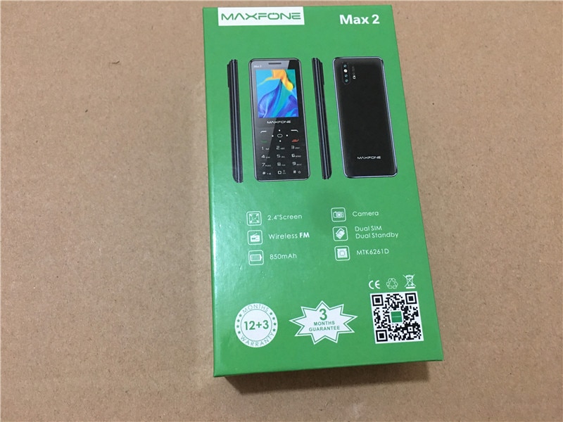 MAXFONE MAX 2 Push Button Mobile Phone 2.4 Inch Dual Sim Basic Big Keyboard Bluetooth Flashlight MP3 Camera BigHorn CellPhone