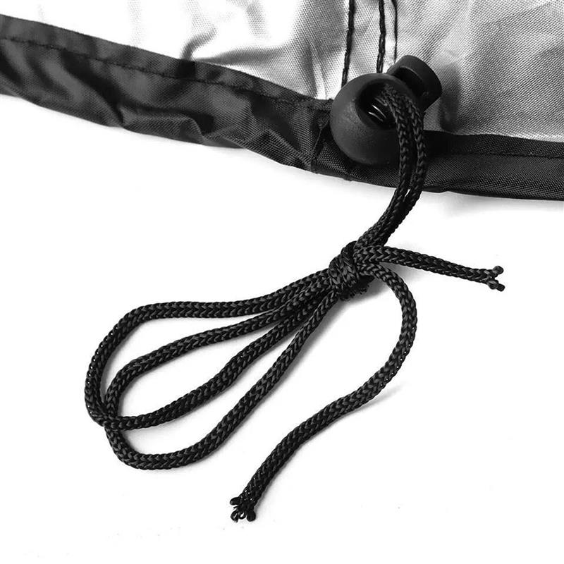 Universal Schwarz Roller Abdeckung Anti Staub Wasserdicht Outdoor Abdeckung Schutzhülle Roller Lagerung Abdeckung Schutz 190*71*117cm