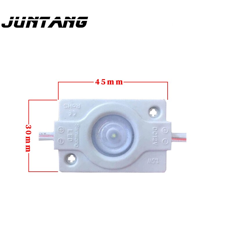 20pcs LED module 3030 high power single lamp 12V waterproof white light backlight LED light box dedicated 1.5W injection module