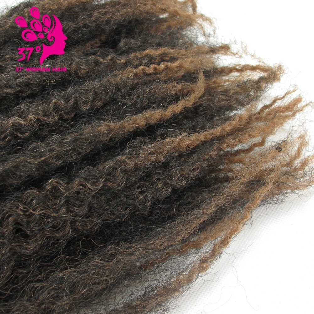 Synthetic Marley Braids Crochet Hair Afro Twist Braiding Hair 30strands 18inch DIY Ombre Brown Braiding Hairstyle For full head