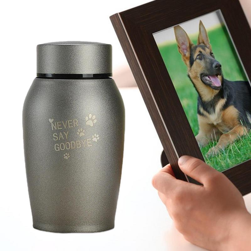 Aandenken Crematie Urnen Metalen Gedenkteken Huisdier Pot Kat Hond Crematie Crematie Begrafenis Verzegelde Urn Voor Huisdier Katten Honden As