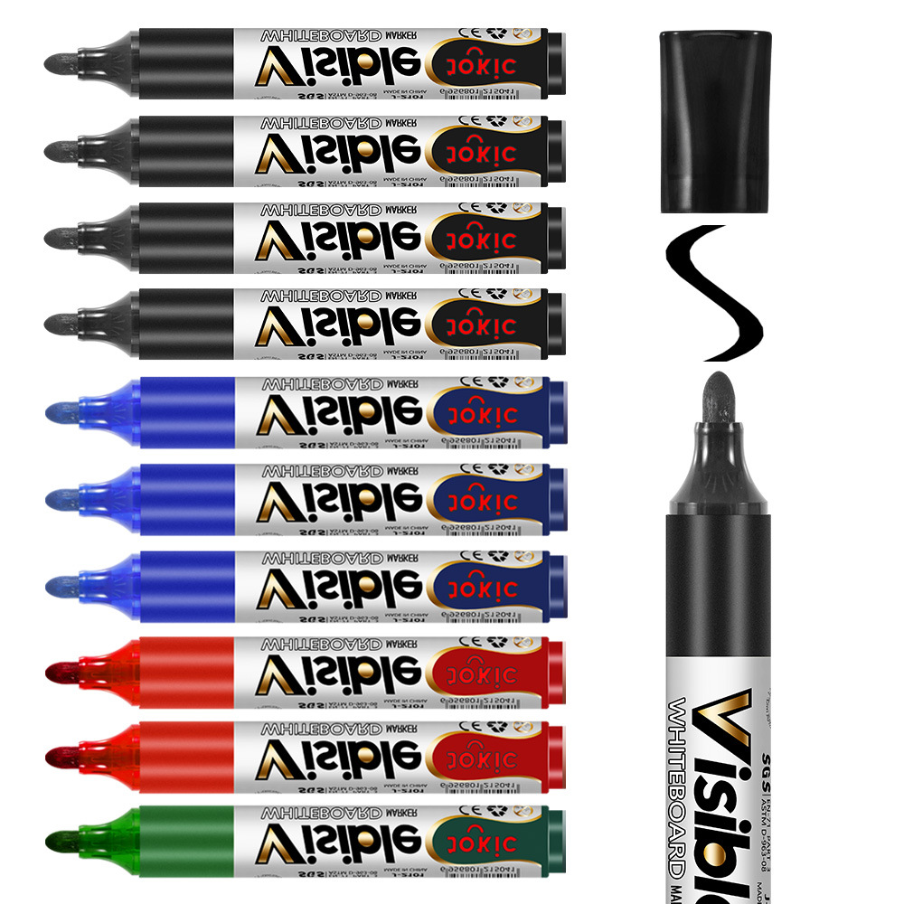 4 Stks/set Uitwisbare Magnetische Whiteboard Marker Pen Blackboard Marker Krijt Glas Keramiek Kantoor School Art Marker Briefpapier