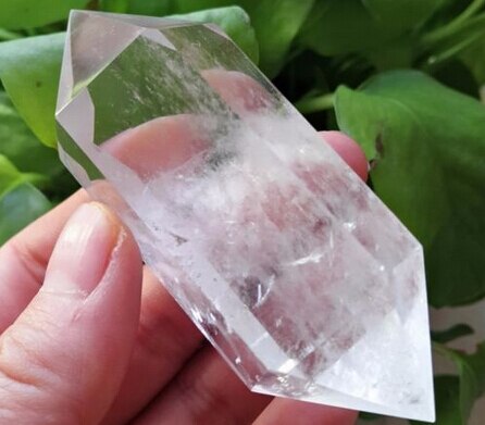 SCY 306 + + Mooie witte transparante quartz crystal column