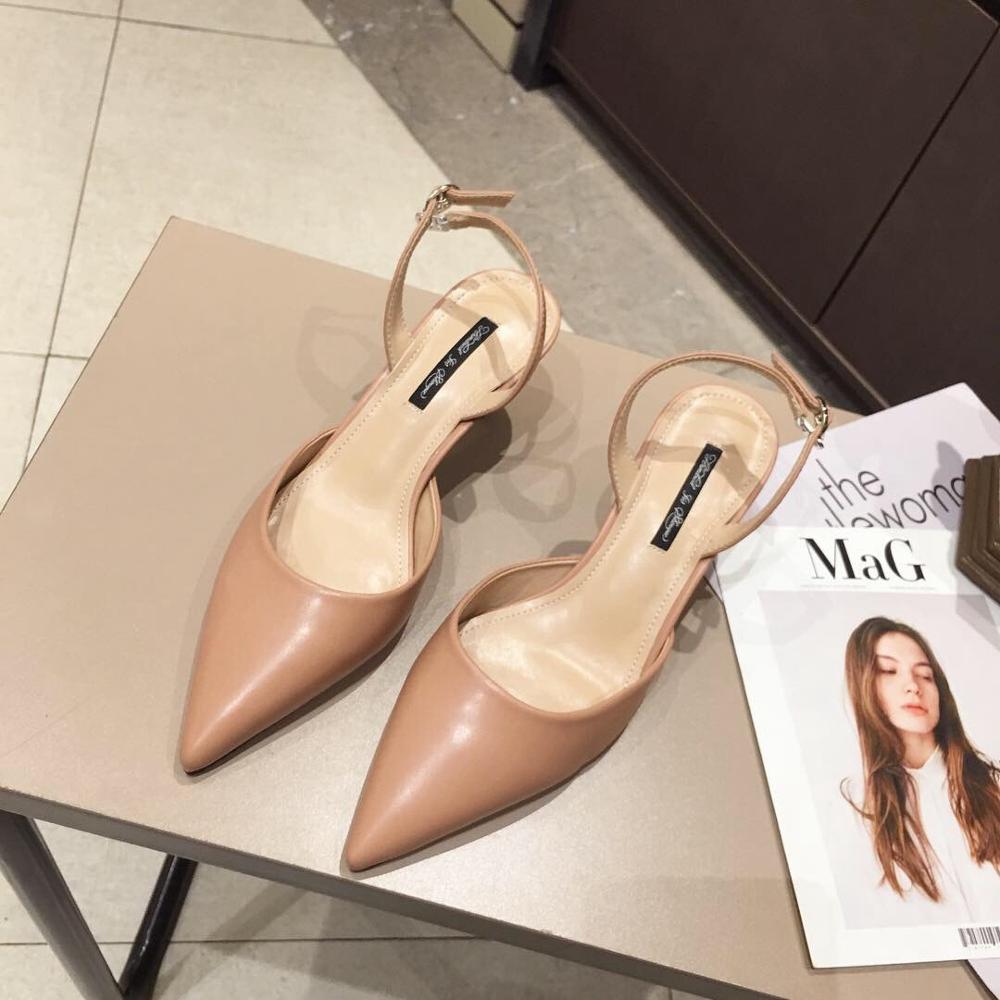 Sandalias de lunares para mujer Zapatos de tacón alto delgados con tiras traseras sandalia zapatos de verano para mujer Zapatillas de playa: Chocolate / 5