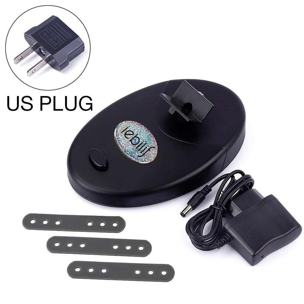 Elektrische Nagellack Shaker Maschine Nagel Gel Polnisch Flasche Schütteln Gerät Tragbare Gel Polieren Mangel Flasche Schütteln Maschine: uns Stecker Schwarz