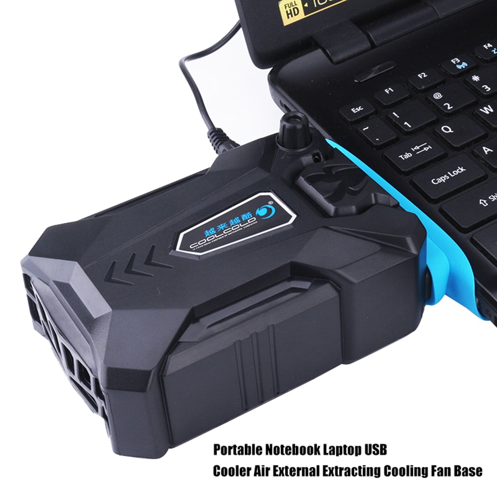 Portable USB Vacuum Laptop Notebook Laptop USB Cooler Air External Extracting Cooling Fan Base for Notebook Computer