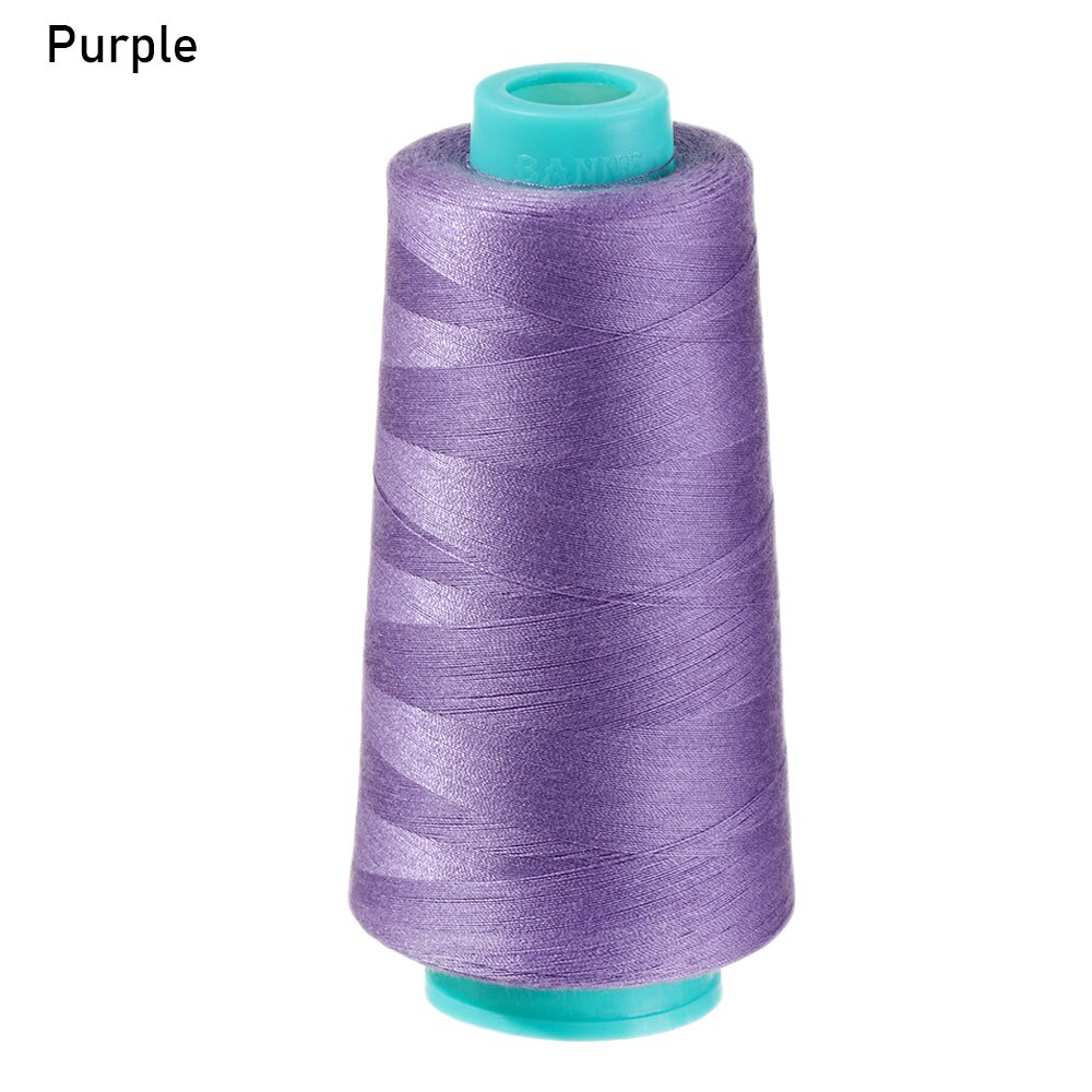 1Roll 3000Yards Polyester Sewing Thread 402 Embroidery Sewing Machine Threads High Speed Copy Line Clothing Sewing Accessory: purple