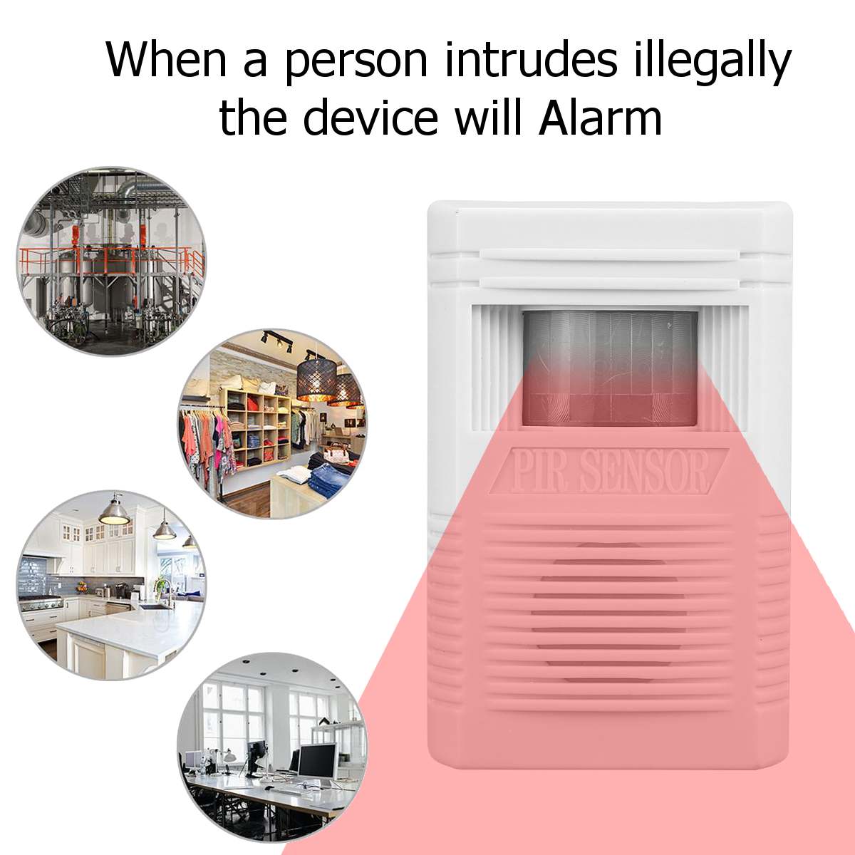 IR Sensor Alarm Security Wireless Home Window Door Burglar Infrared Sensor for Home Security System Keep Your Family Safety