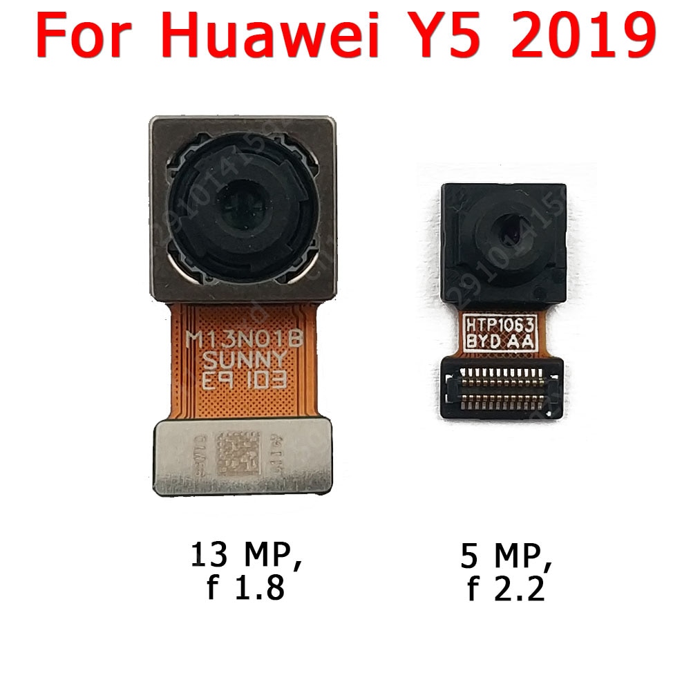 Caméra avant et arrière pour Huawei Y5 , Module de caméra face principale, câble flexible, pièces de rechange