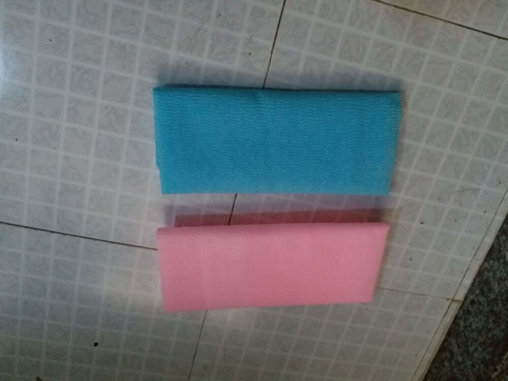 5pcs/lot Nylon Japanese Exfoliating Beauty Skin Bath Shower Wash Cloth Towel Back Scrub
