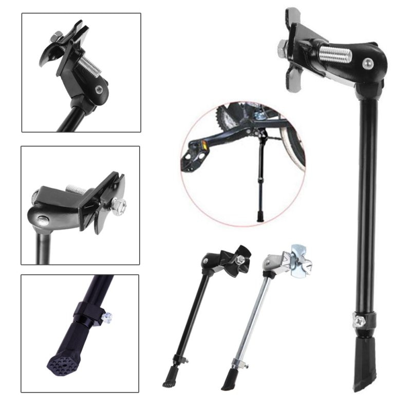 Fietsen Legering Fiets Ondersteuning Verstelbare Voet Brace Kick Stand Voor Fiets Mtb Road Mountainbike Kickstand