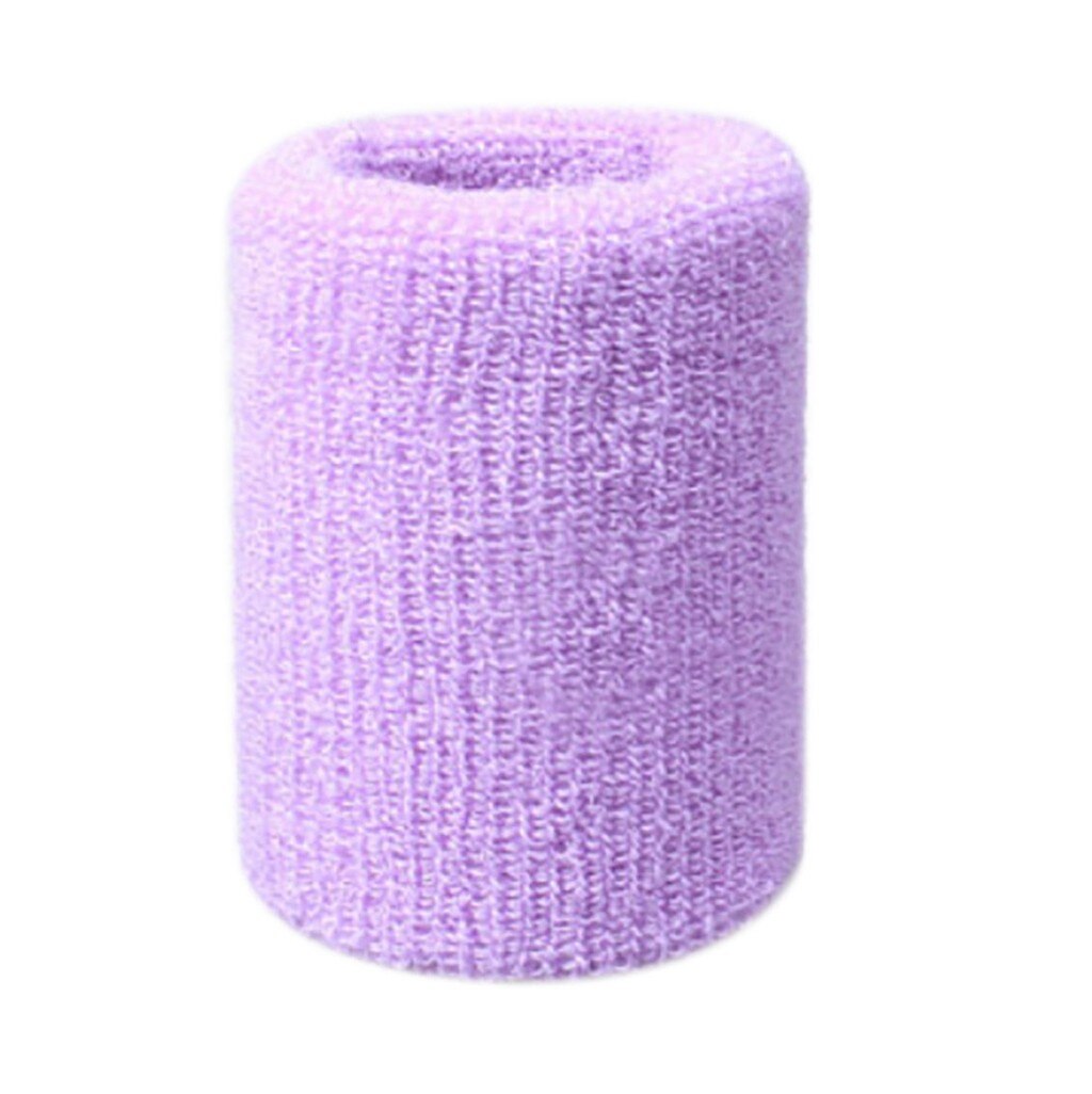 Kleurrijke Sport Zweetband Polsbandjes Katoen Fiber Zweet Wrist Guards Tieners Tennis Hand Band Volleybal Sport Accessoires: J