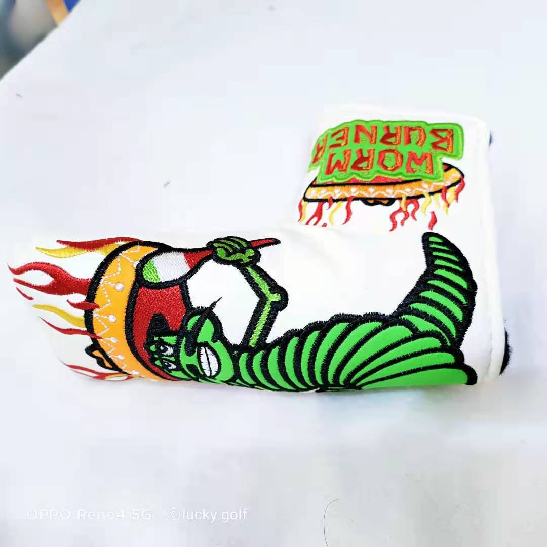 golf putter golf cover golf putter cover: Ivory