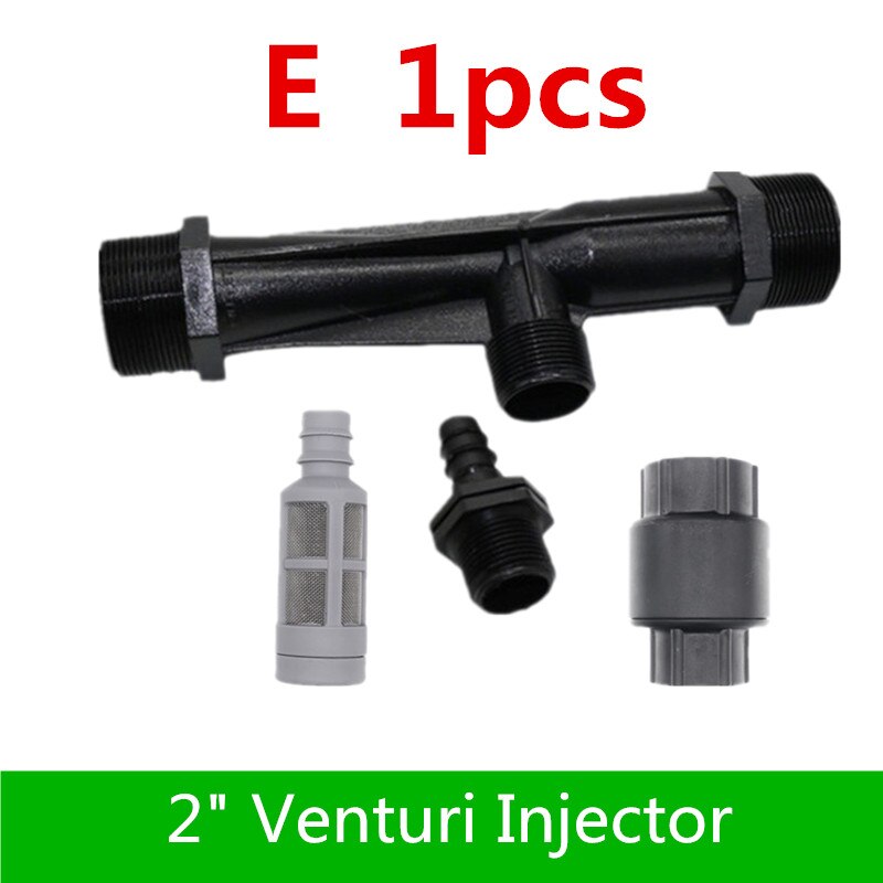 1/2 "Tot 2" Irrigatie Venturi Meststof Mixer Injectoren Kit Landbouw Tuin Water Tube Tuin Tub Spa Ozon Injector: E