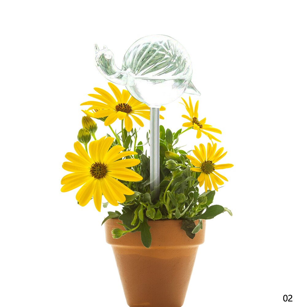 Auto Drip Irrigation System Garden Water Houseplant Plant Pot Little Bird Self Watering Flower Indoor Household Waterers Bottle: 02