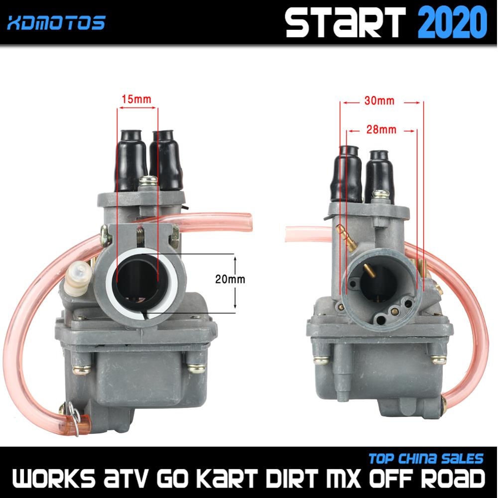 Carburateur pour Yamaha BW 80 PW 80 BW80 PW80 Y Zinger, pour Jianshe PY80, pièces de moto Trail Bike