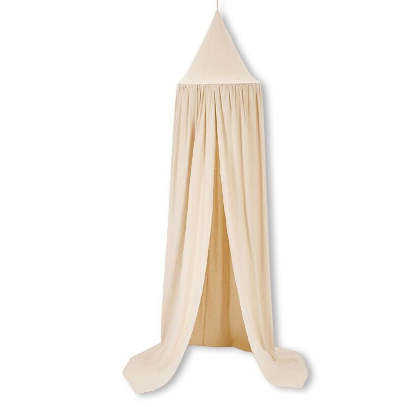 Mosquitera colgante para bebé, dosel para cama de bebé, cubierta de cama de algodón, cortina para cama de bebé, red de malla para mosquitos: KQ