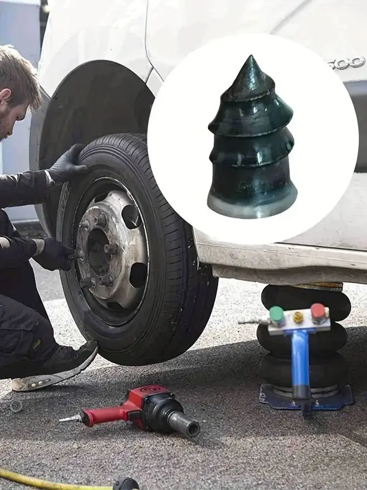 Juego de clavos de goma para reparación de neumáticos de coche, clavos universales para reparación de neumáticos de motocicleta y camión, herramienta de reparación de pinchazos de neumáticos de bicicleta, 10/100 unidades