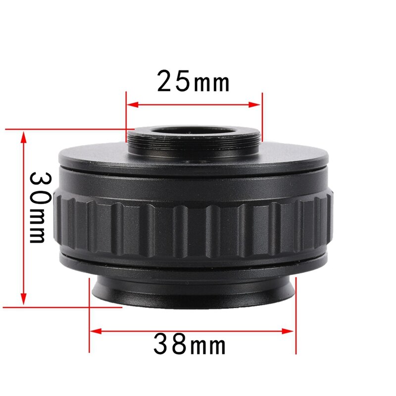 2 Pcs C Mount Lens Adapter Focus Adjustable Camera Installation C Mount Adapter, 0.5X & 0.35X