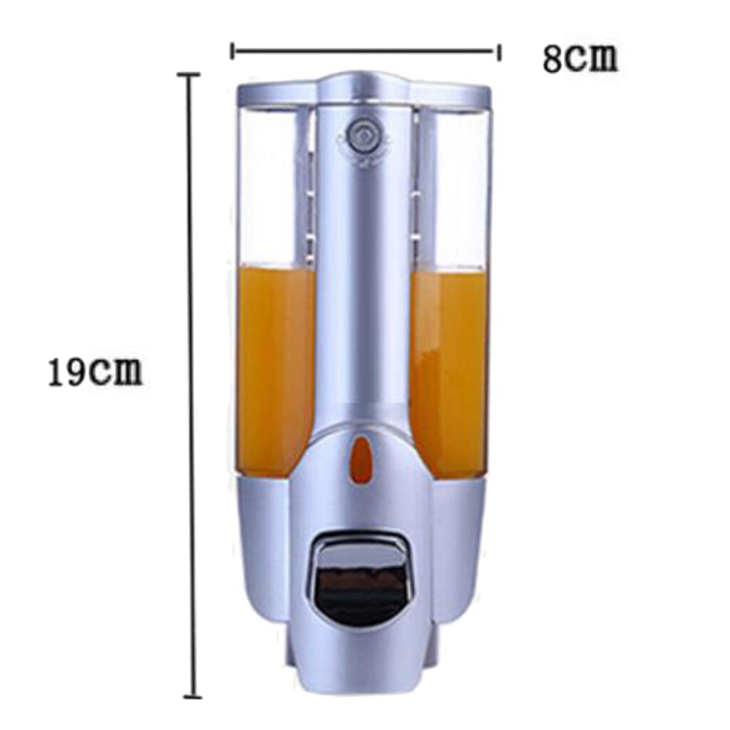 Pump Liquid Soap Dispenser Wall Mount Shower Gel Dispenser Home Washroom Kitchen