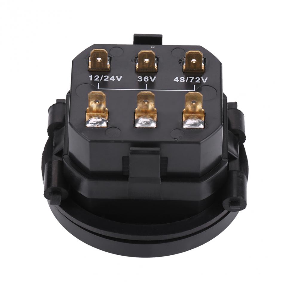 12 V/24 V/36 V/48 V/72 V Batterij Indicator LED Digitale Batterij Indicator Gauge met Urenteller voor Golfkar Auto-Styling