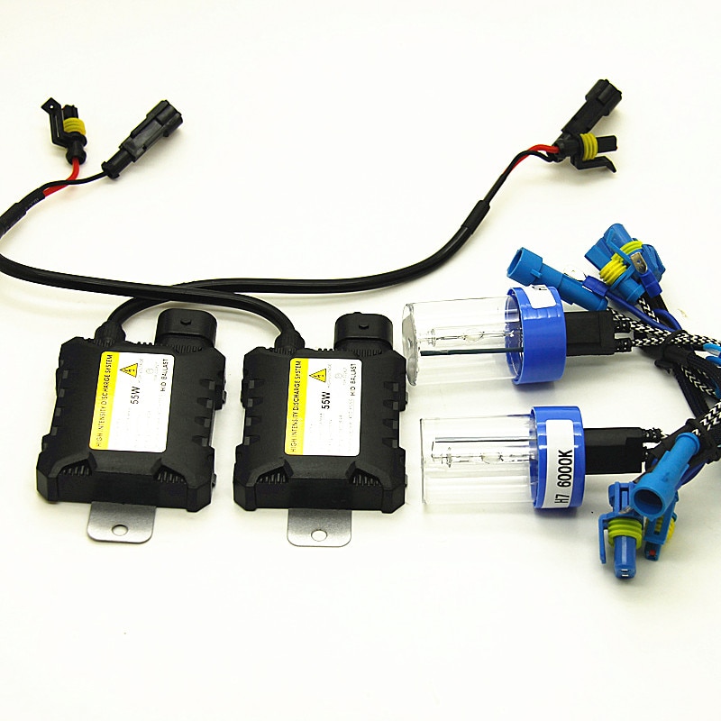 Kit d'éclairage pour voiture xénon Hid, DC 12V H1, H7 H3, H7 H7, H8, H10, H11, H27, HB3, HB4 9005, 9006