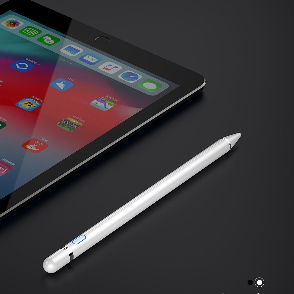 Til apple pencil 2 stylus pen touch pen til tablet ios android stylus pen til ipad pro 5th 6th 7th mini 4 5 air 1 2 3: Hvid