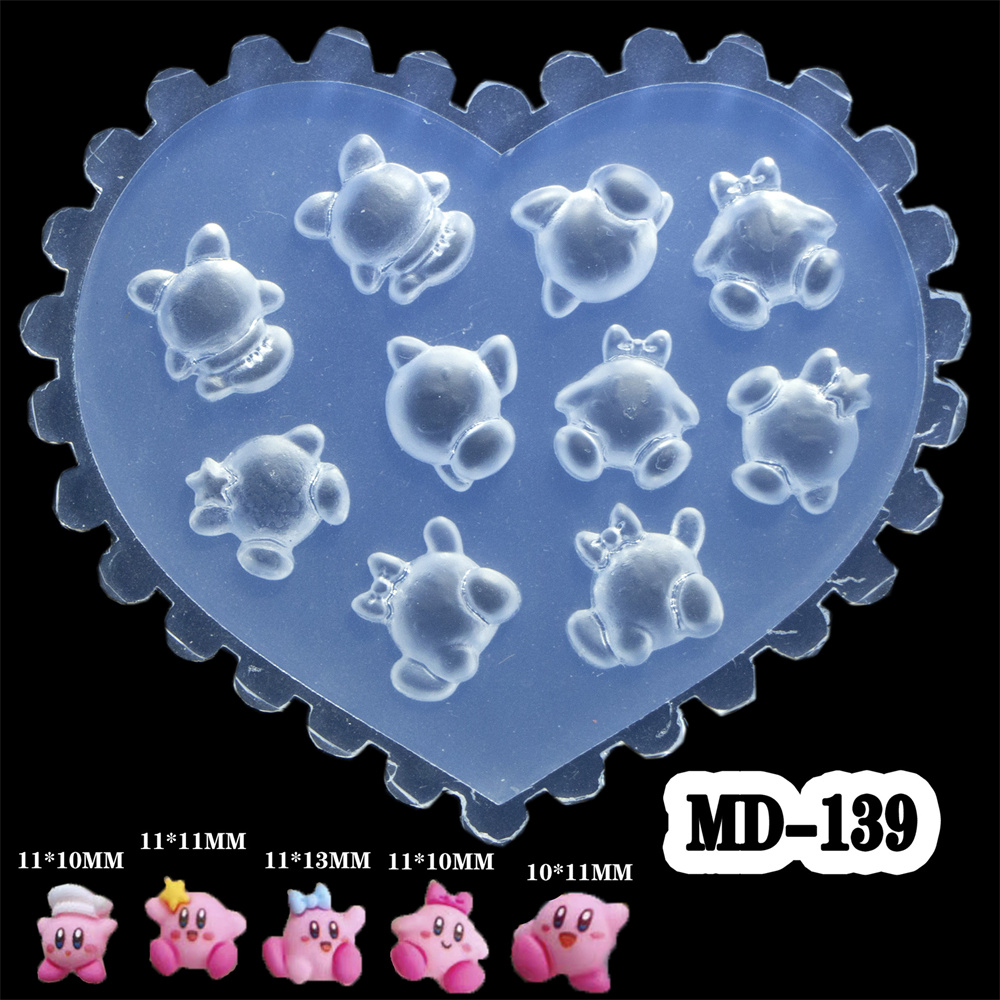 Moule en silicone 3D pour la décoration de manucure, outils de modèle de manucure bricolage, mise en place, nouveautés juillet, 2024: MULTI