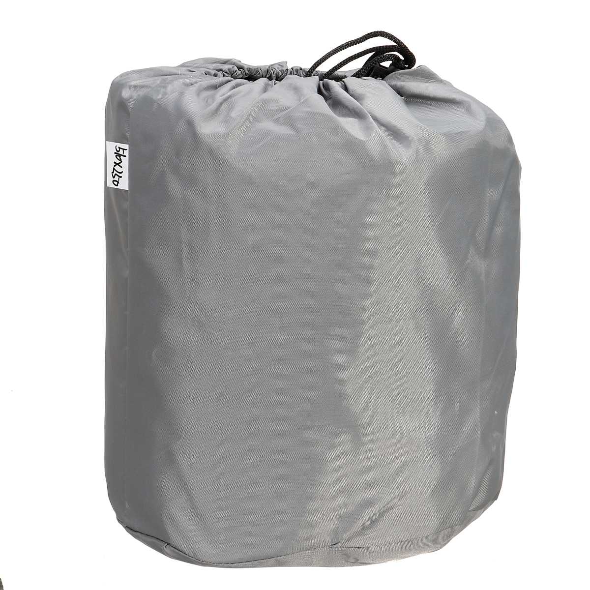 210D Heavy Duty Grey Open Boat Cover Trailerable Fishing Ski Runabout Waterproof Anti UV V-Hull Marine Canvas Cover 3.5-4.5M