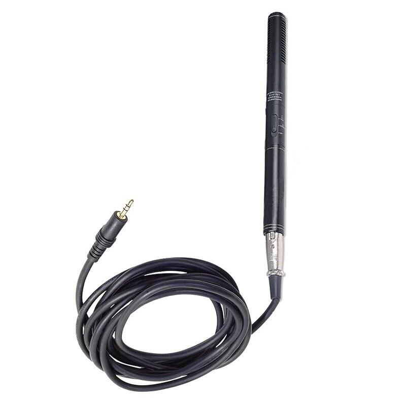 Interview Microphone Camera Microphone Directional Condenser MIC for PC DSLR DV Camcorders Video Camera