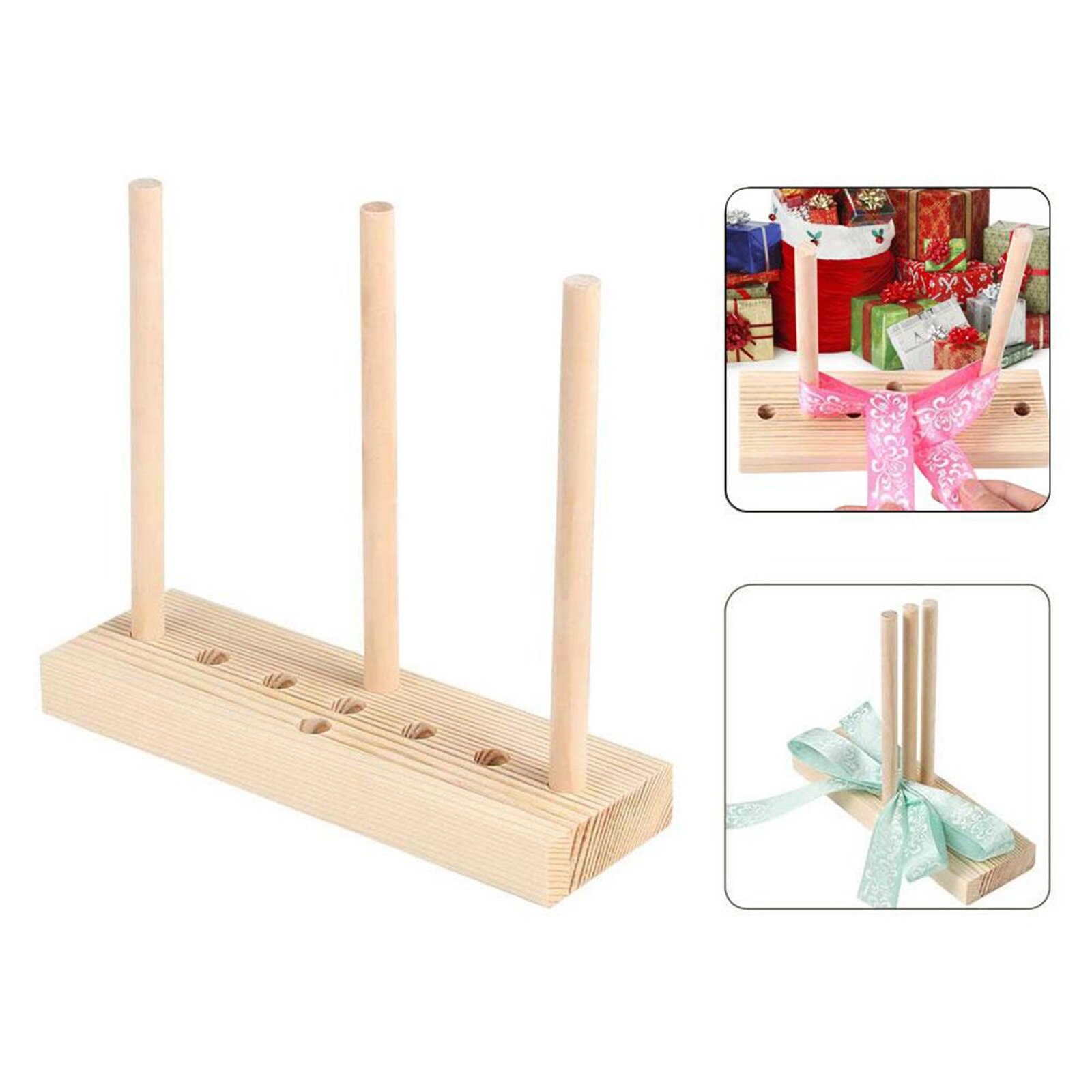 Solid Wood Bow Maker Handmade Bowing Making Tool DIY Craft For Party Decorations Ribbon Bows Lightweight Making Tools