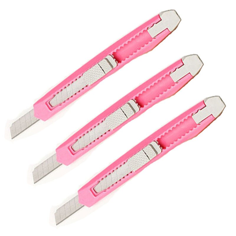 Snap Off Snap-off Blade Cutter Knife Paper Student Office Stationery Slide Art Box Package Open Craft Tool Handicraft Sharp