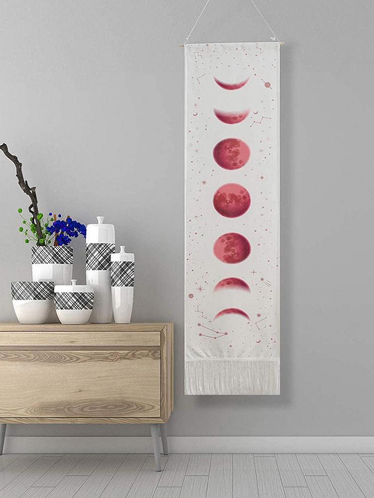 HD nadruk z księżycem fazy gobelin ściany wiszące na ścianę księżycowe zaćmienie gobeliny salon dekoracja sypialni obrazy tła