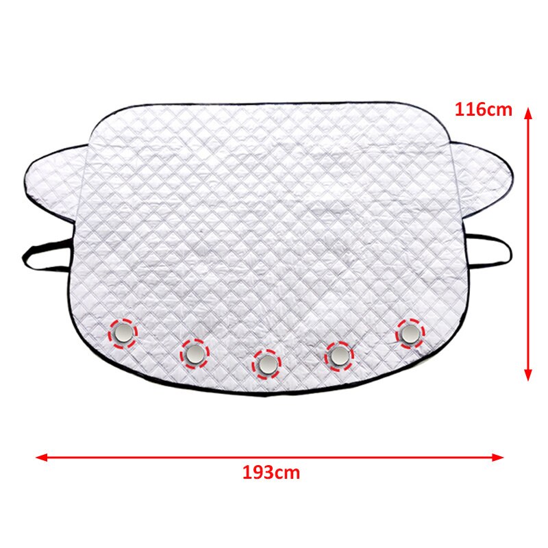 Magnetic Winter Car Snow Shield Car Windshield Snow Cover Sun Shade Waterproof Protector Anti Snow Car Front Windscreen Cover