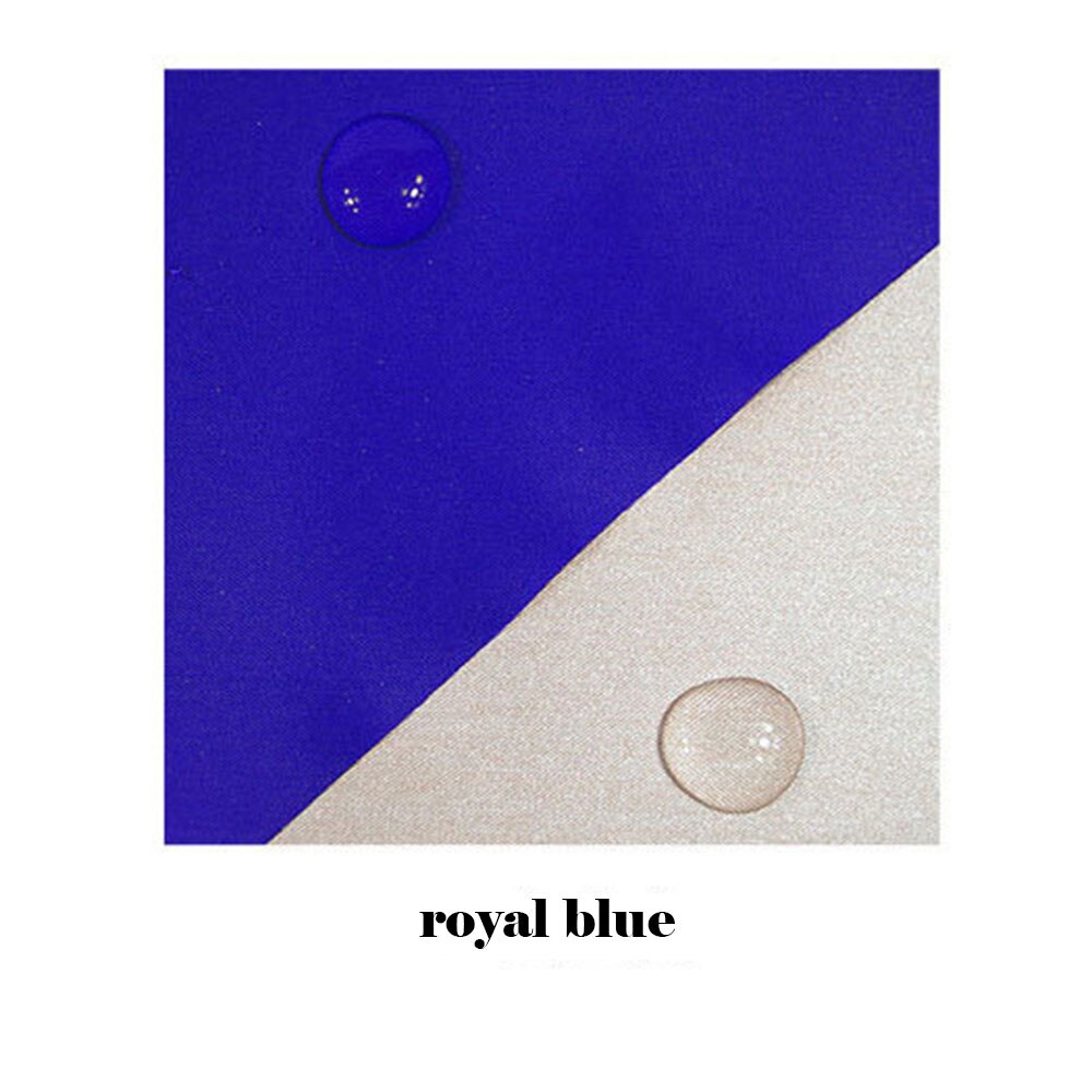 Silber Beschichtet Blackout Stoff Nylon Stoff Wasserdicht Polyester Regenschirm Drachen Wimpel DIY draussen Lager Zelt Sitz Abdeckung Material: königlich Blau