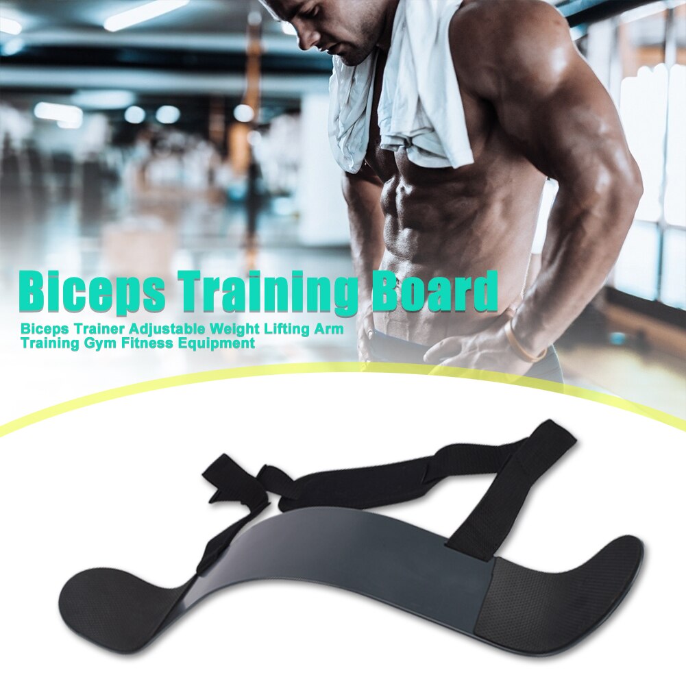 Arm Trainer Biceps Trainer Adjustable Weight Lifting Arm Training Gym Fitness Equipment Arm Blaster Curl Triceps Muscle Training