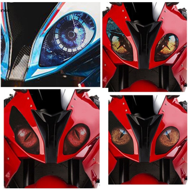 Motorcycle Accessories Headlight Protection Sticker Headlights Eye Body Sticker for -BMW S1000RR HP4