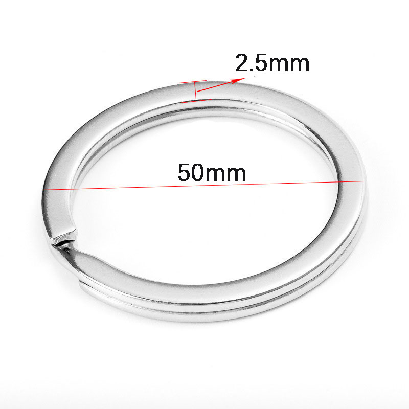 20pcs Stainless Steel Key Rings 20/25/28/30/35mm Round Flat Line Split Rings Keyring for Jewelry Making Keychain DIY Findings: PURPLE