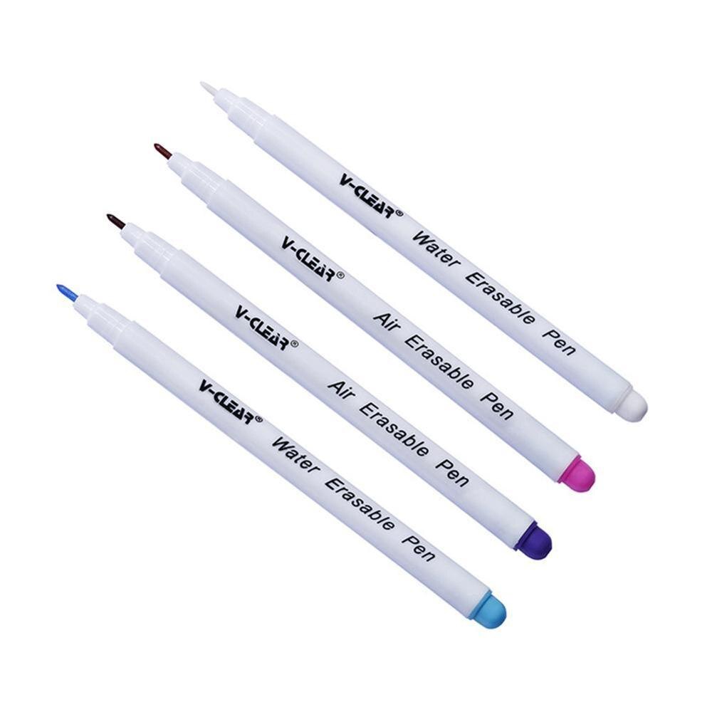 1PC Erasable Marker Water Soluble Pen Single Head Washing Vanishing Ink DIY Pen Pens Erasable Fabric Clothing R2C2