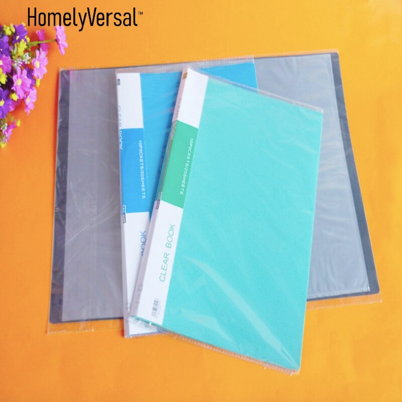 30 pockets A4 file tray Students folder plastic A4 data filling office bag Paper Document Organizer Folder