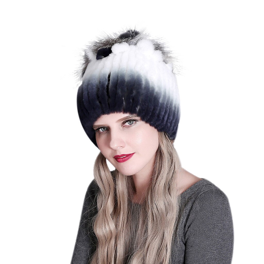 Winter Hats Women Warmth Colorful Warm Caps Female Headgear Czapka GRS