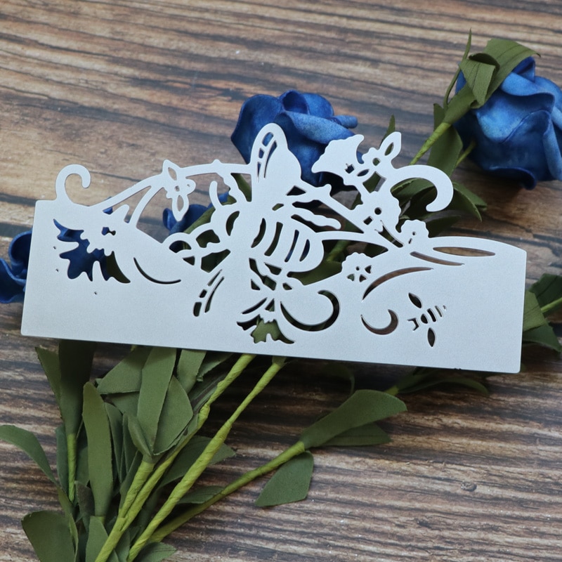 Irregular Frame Animal Bee Metal Cutting Dies for DIY Scrapbooking and Card Making Decorative Embossing Craft