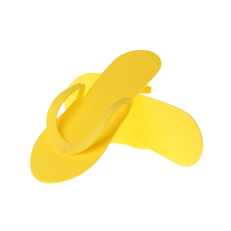 12 pares de zapatillas desechables de interior pedicura salón de hotel uso de espuma chanclas nuevas