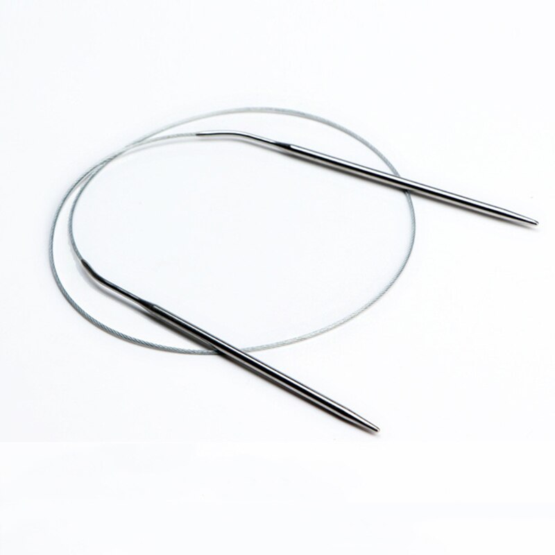 80CM Stainless Steel Circular Knitting Sewing Needle Crochet Needles DIY Handmade Sewing Needles Sew Accessories Craft Tools