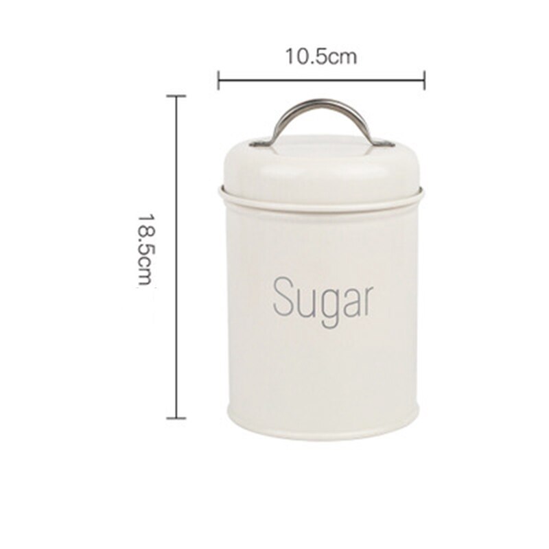 Stalen keukenbenodigdheden multifunctionele vierkante doos verzegelde blikken koffieblikken snoep thee sojamelkpoeder blikken