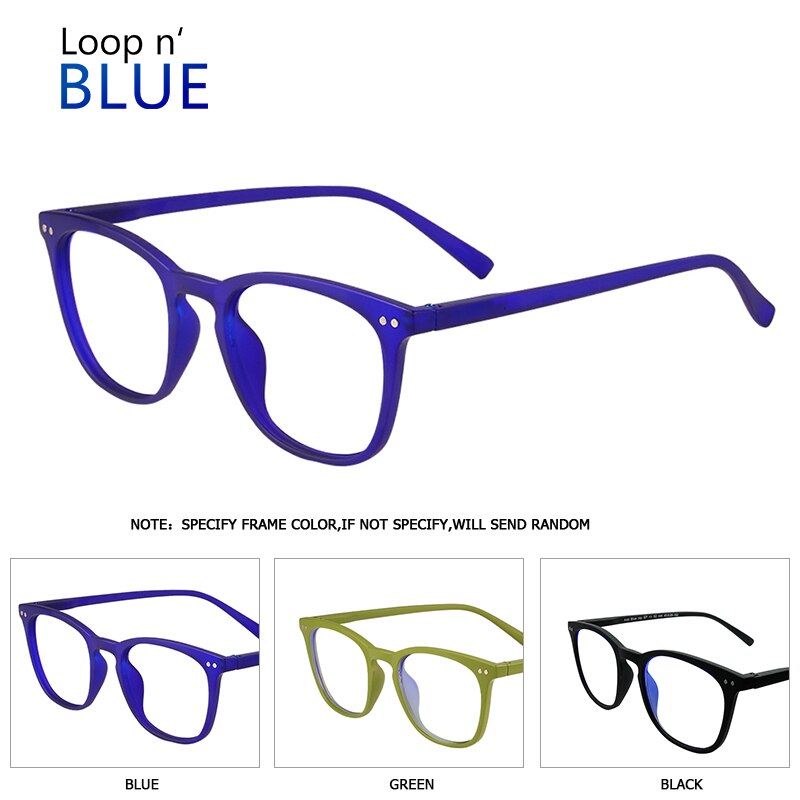 LOOP'N BLUE Precision reading glasses Retro Style Round reading glasses Men women reading glasses Anti-blue light